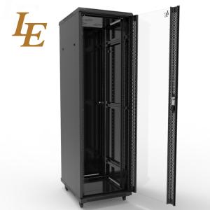 Wholesale 37U 42U 19&quot; Tempered Glass Door Network Cabinet Server Rack Rack Mount Server 19 Rack Enclosure 05J Frame And Door Strip from china suppliers