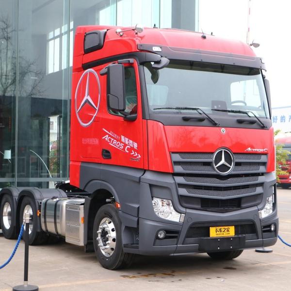 480Hp Diesel Engine Head Tractor Truck for Mercedes Benz Actros Touch Screen
