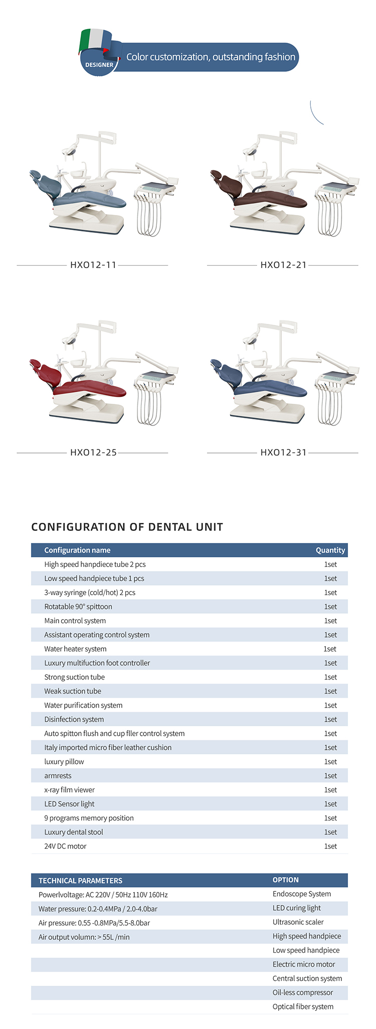 Electricity Dental Chair Stomatology Equipment With Water Purification System