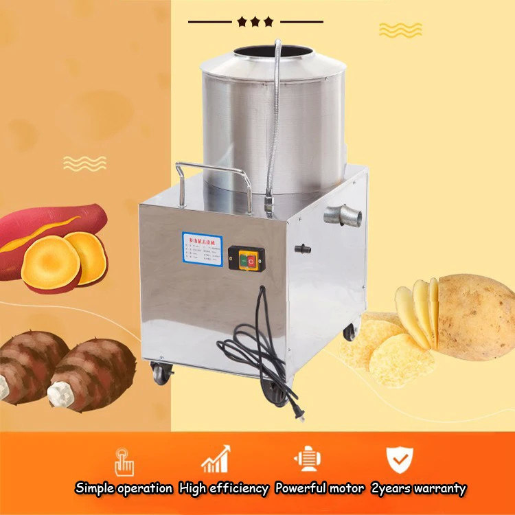 Commercial Electric Potato Peeler Machine Potato Peeling And Cleaning Machine