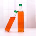 Portable Kitchen Storage Bottle , Sealed Cap Small Glass Bottles For Olive Oil