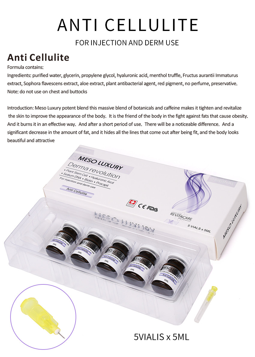 Meso Anti Cellulite Serum Slimming Losing Weight Belly Fat Burning Serum