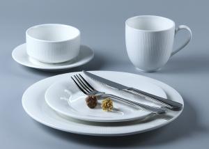 Wholesale Drizzle Relief Ceramic Dinnerware Set 20Pcs For Hotel Wedding from china suppliers