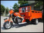 Gasoline Three Wheel Cargo Motorcycle / Motorized Cargo Trike Drum Brake
