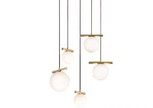 Wholesale Matt White Glass Led wholesale Simple Pendant Lamp For Dinning Room from china suppliers