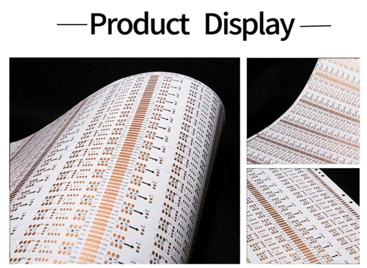 12 Volt LED Strip Flexible Printed Circuit Board Double Sided Flexible Boards