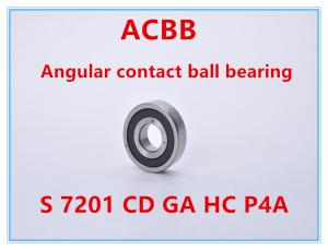 Wholesale S 7201 CDGA HCP4A Ceramic Ball Bearings from china suppliers