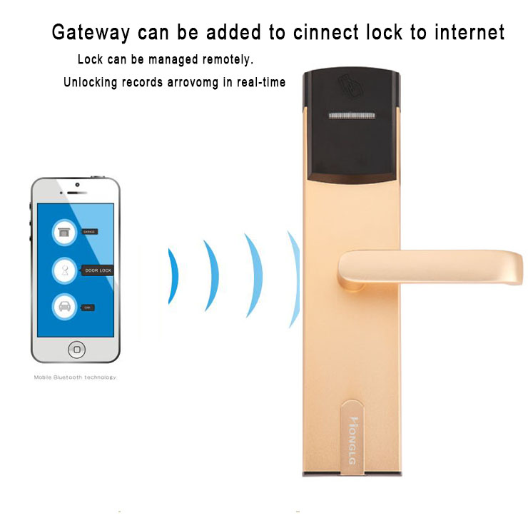 Stainless Steel RFID Hotel Lock Keyless Card Entry Door Locks