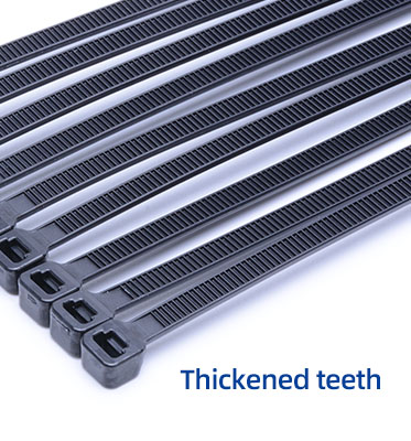 Medium Self Locking Cable Ties Indoor Nylon Polyester Cable Tie 18 LB 4 Inch White
