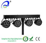 Professional 12PCS RGBW 4 Set Stand Led Par light Bar Stage Lights