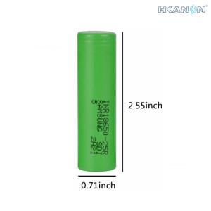 Wholesale KC 3.7V NCM Lithium Ion Battery Replacement Cells INR18650-25R5 High Discharge Rate from china suppliers
