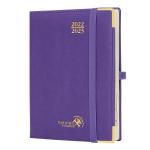 FSC Purple PU Cover Hardcover Academic Planner All In One Agenda