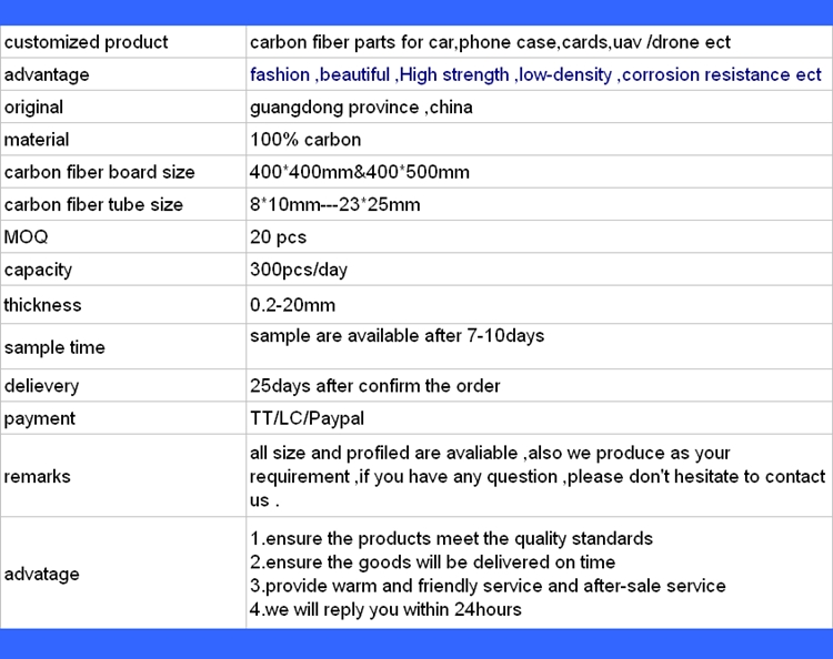 1k, 1.5k, 3k carbon fiber sheet for sale