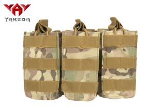 Wholesale Military Molle Gear Accessories Compatible Open Top Triple Mag Pouch For M4 M17 AK47 Magazine from china suppliers
