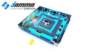 Wholesale Indoor Optional Size Virtual Entertainment Center , FRP Steel Virtual Reality Gaming Center from china suppliers