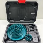OEM 16PC 50# High Carbon Steel Hole Saw Set Black Oxide