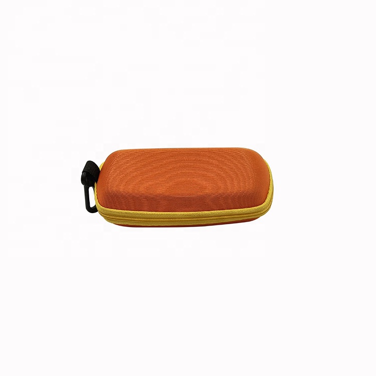 Fashionable Unisex EVA Glasses Case Orange Color 162*75*66mm