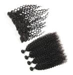 9A Real Malaysian Virgin Hair Extensions , 100 Virgin Malaysian Curly Hair
