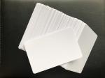 Blank White Glossy PVC Plastic Business Cards With Hico Magnetic 85.5x54x0.76mm