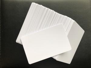 Wholesale Retail CR80 Blank White PVC Business Cards Reprintable Glossy 85.5mm*54mm from china suppliers