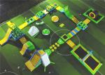 Large Size Aqua Blow Up Water Playground Durable High Safety With Air Pump