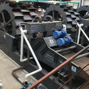 Wholesale Single Wheel Sand Washing Unit , Gravel Washing Machine With 40mm PU Screen Plate from china suppliers