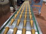 Cast Iron 47 Baking Plates Rotating Wafffle Cone Machine