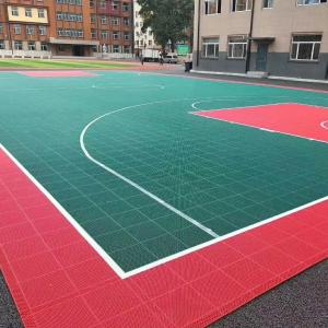 Wholesale PP Interlocking Outdoor Basketball Floor Tiles With Multi Color from china suppliers