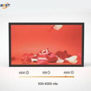 China High Brightness Commercial LCD Display 4000nit Smart Light Sensor 178 Degree Viewing Angle on sale