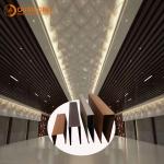 Building Wall Ceiling Decorational Materials Wood Color Suspended Metal Linear