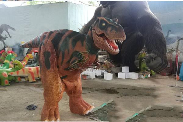 Sillicon Rubber Soft Skin Realistic Dinosaur Costume Handmade Life Size