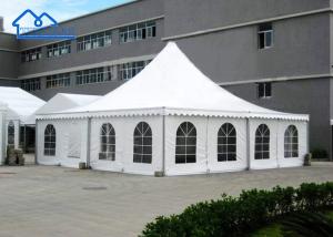 Wholesale White Or Custom Color Aluminum Exhibition Tents White PVC Pagoda Trade Show Tent from china suppliers