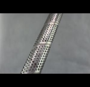 Wholesale Round Hole Patter Perforated Steel Pipe For Petrol Textile Powder Coating from china suppliers