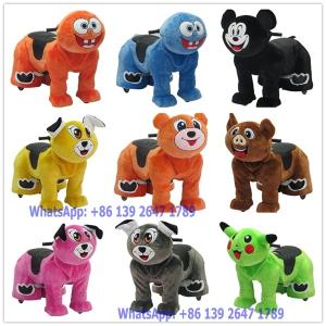 Wholesale 2018 The Latest Design Remote Control Battery Coin Operated Electric Cute Plush Animal Ride On Toys from china suppliers