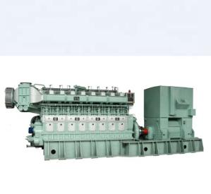 Wholesale CE/ISO9001 Certified 1MW 2MW 3MW Heavy Oil Tire Oil Gas Generator for Power Station and Ship from china suppliers