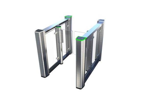 SUS 304 Stainless Steel Pedestrian Swing Gate Fast Speed Brushless DC Motor