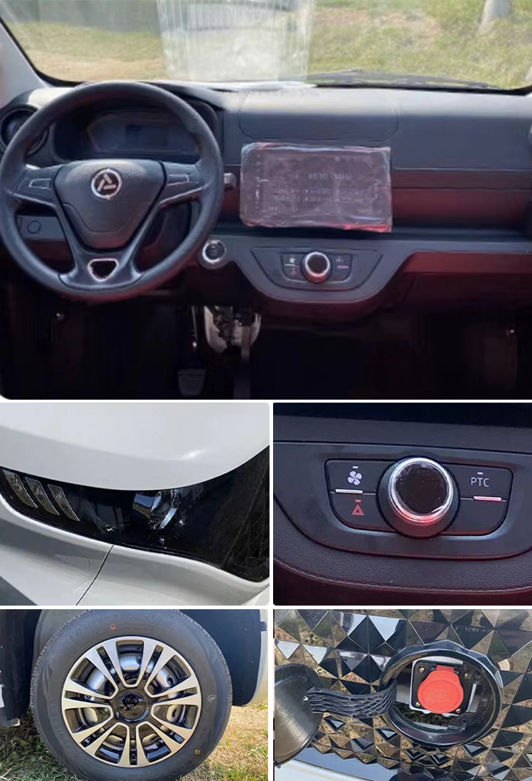 200 Km Range Electric Car for Adults No Driver's License Required Lithium Ion Battery