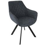 Upholstered 840mm Metal Frame 8.6kgs Modern Leather Lounge Chair