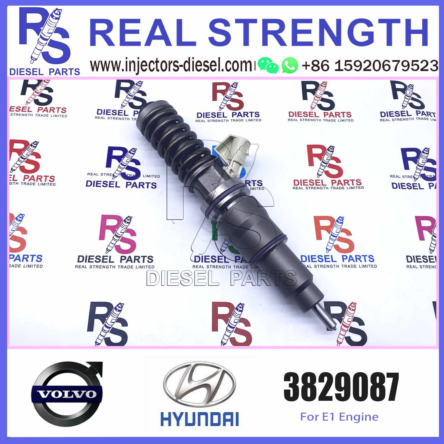 High Performance Diesel Engine Parts Fuel Injector 3829087 Common Rail Fuel Injector BEBE4C08001 For Diesel Engine