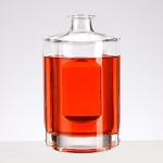 650ml Crystal Round Decanter Set for Whiskey Glass Bottle Gift Box Vodka Wine