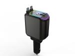 Retractable Cable 4 In 1 USB Car Charger 120W Fast Car Phone Charger