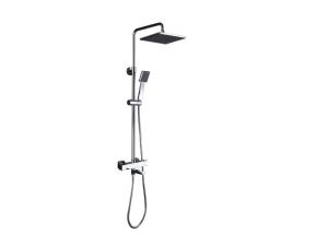 Wholesale Waterproof Bathroom Shower Panels Faucet Chrome Cube Shower Head Wall Mount from china suppliers