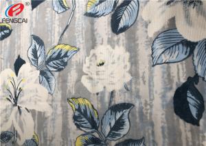 Wholesale Press Glue Polyester Sofa Velvet Upholstery Fabric , Print Knitted Fabric from china suppliers