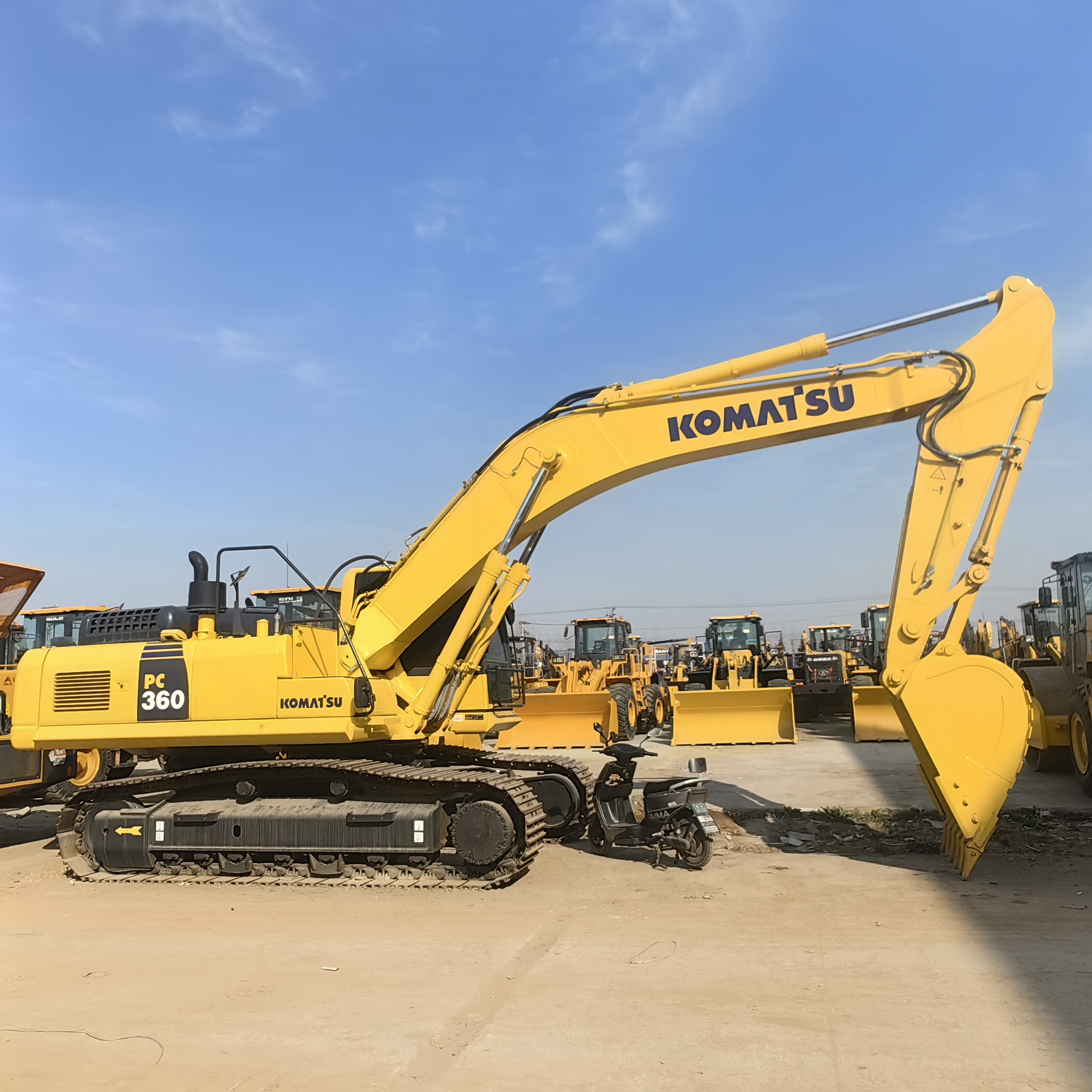 36Ton Used Komatsu Excavators PC360 Heavy Duty Machine Digger Construction