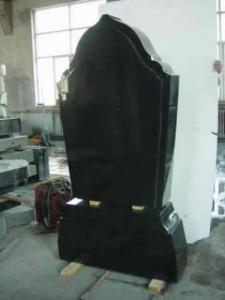 China shanxi black granite monument on sale