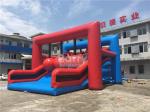 Plato PVC Tarpaulin Insane Sports Inflatable Obstacle Course Game Wrecking Ball