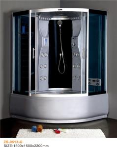 Wholesale Corner Sector Massage Shower Cabin , Big Size Sliding Door Steam Shower Cabin from china suppliers