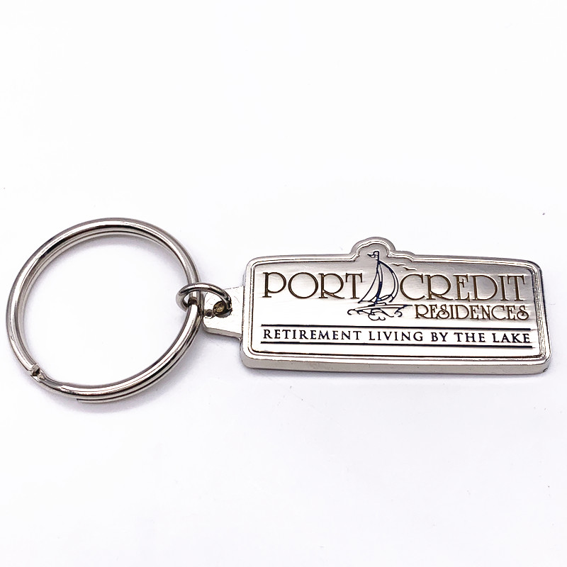 Professional Custom Metal Keychains / Metal Logo Keychain For Promotional