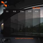 Window privacy film 1.52x30m/60"x100ft Car Window Tint Film nanoceramic film