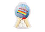 7 Ply Poplar Wood Table Tennis Rackets Blister Packing with Rubber Sponge for